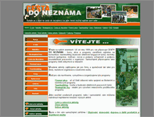 Tablet Screenshot of cestadoneznama.cz